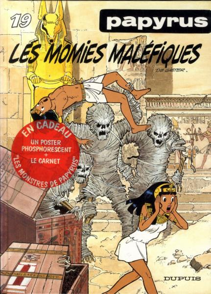Papyrus # 19 - Les momies maléfiques + poster + carnet