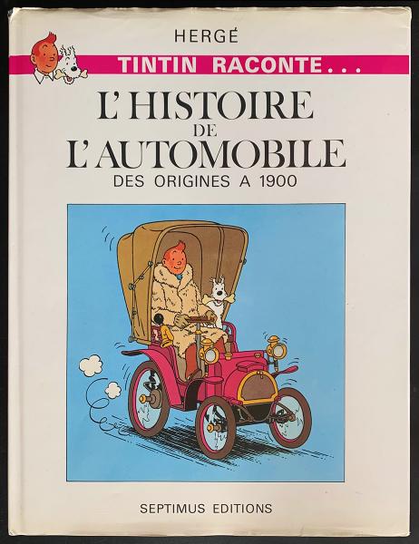 Tintin divers (chromos) # 2 - L'Automobile - des origines à 1900