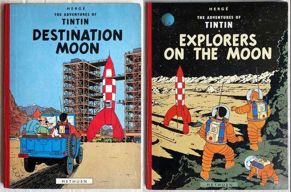 Tintin (en langues étrangères) # 0 - Destination Moon + explorers of the moon - 1965