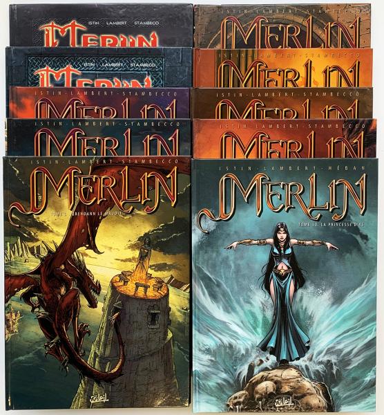 Merlin (Lambert / Istin) # 0 - Lot : tomes 1 à 10 en EO