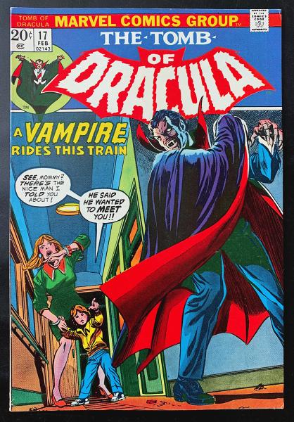 Tomb of Dracula, the # 17 - A vampire rides the train