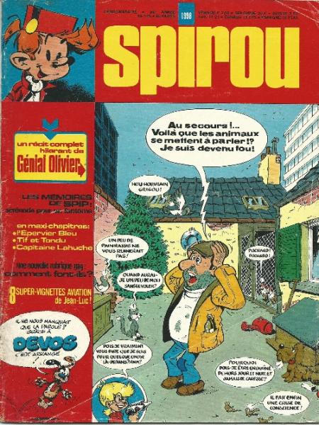 Spirou (journal) # 1998 - Sans vignettes