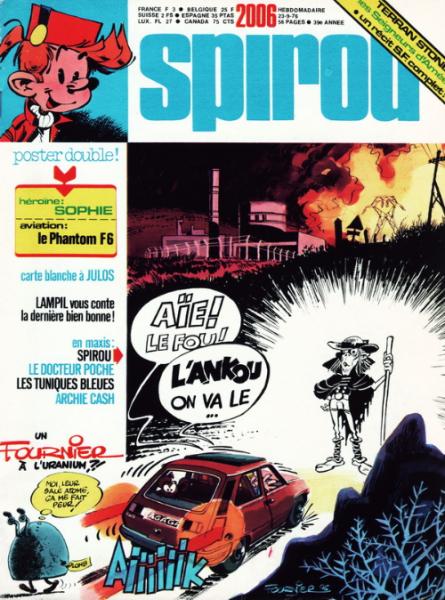 Spirou (journal) # 2006 - Sans Poster