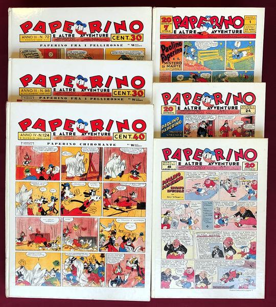 Paperino (collana grandi ristampa) # 0 - Donald en italien - série complète en 6 volumes