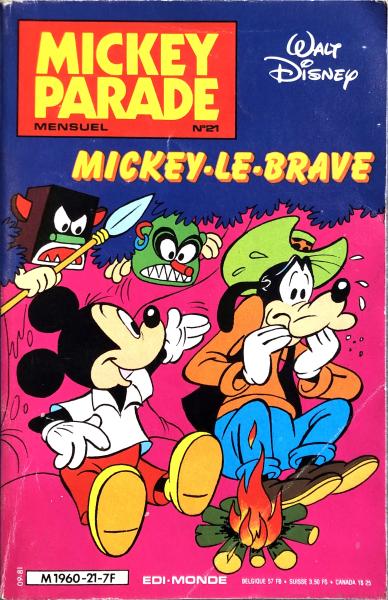 Mickey parade (deuxième serie) # 21 - Mickey-le-Brave