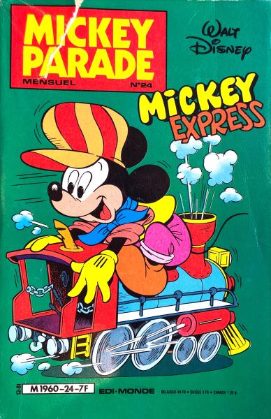 Mickey parade (deuxième serie) # 24 - Mickey express