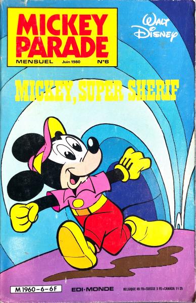 Mickey parade (deuxième serie) # 6 - Mickey, super shérif