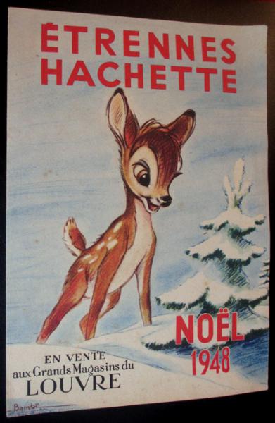 Etrennes Hachette 1948 - Bambi - catalogue