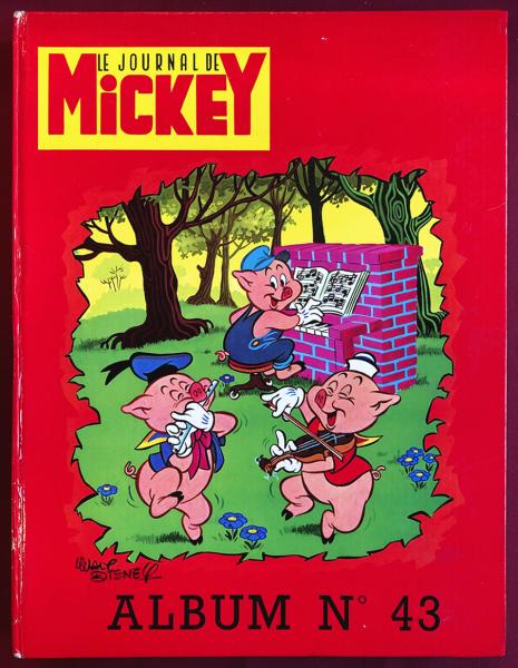 Journal de mickey (recueils) # 43 - Recueil éditeur - contient 841 à 858