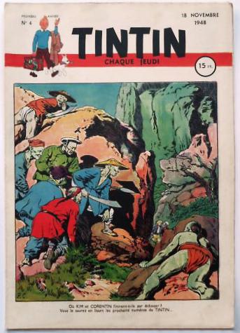 Tintin journal (français)  # 4 - Couverture Cuvelier