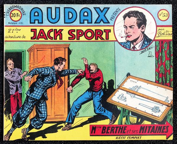Audax 1ère série # 53 - Jack sport n°21 : Mlle Berthe et ses mitaines