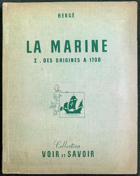 Tintin divers (chromos) # 4 - Marine n°1 : des origines à 1700 rare broché - complet