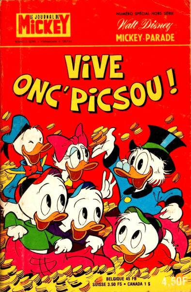 Mickey parade (mickey bis) # 1267 - Vive onc' Picsou !