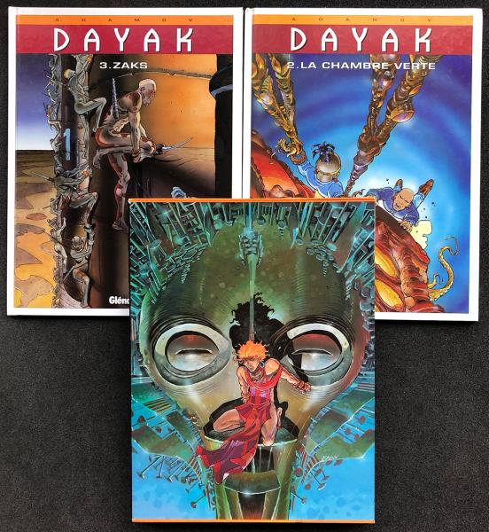 Dayak # 0 - Série complète 3 tomes - T1 sous coffret esquisses