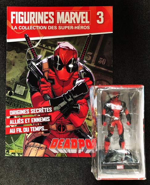 Figurines Marvel Panini # 3 - Deadpool - en boîte + magazine