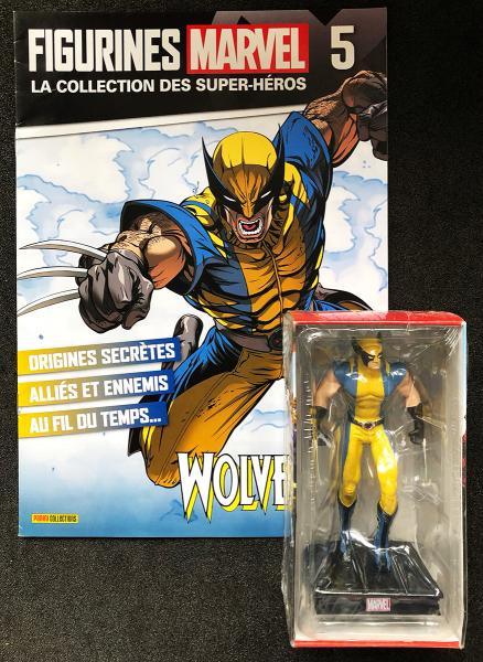 Figurines Marvel Panini # 5 - Wolverine - en boîte + magazine