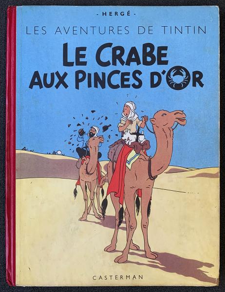 Tintin (une aventure de) # 9 - Le Crabe aux pinces d'or - B5 1951