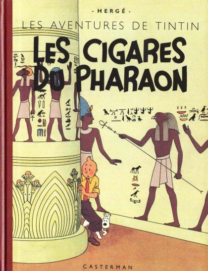 Tintin (fac simile N&B) # 4 - Les cigares du Pharaon - fac-similé Gde image 1942