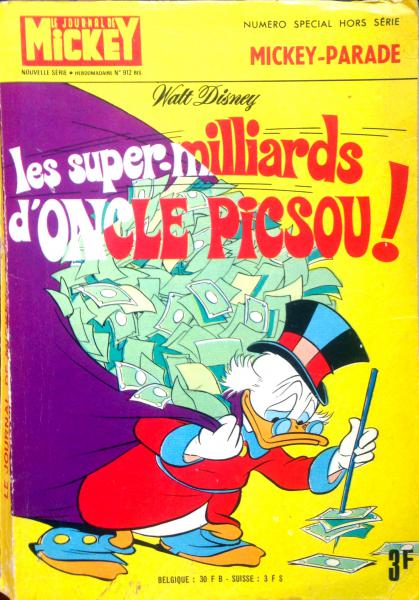 Mickey parade (mickey bis) # 912 - Les super milliards d'oncle picsou