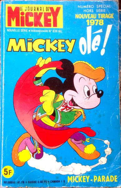 Mickey parade (mickey bis) # 838 - Mickey olé !