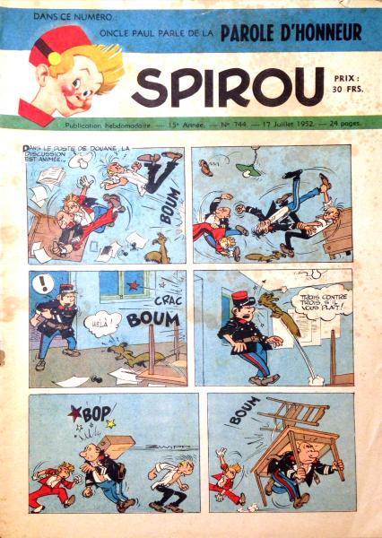 Spirou (journal) # 744 - 