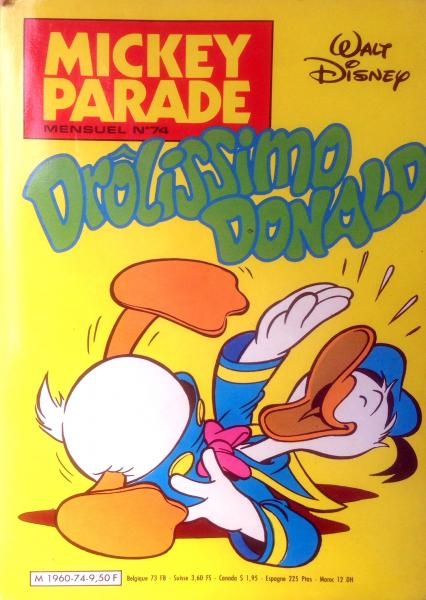 Mickey parade (deuxième serie) # 74 - Drôlissimo donald
