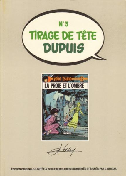 Yoko Tsuno # 12 - La proie et l'ombre