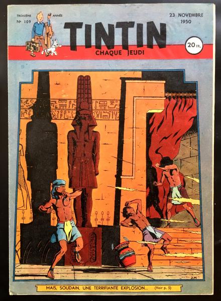 Tintin journal (français)  # 109 - Couverture Alix Jacques Martin