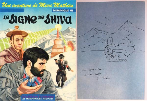 Marc Mathieu, Une aventure de # 5 - Le Signe de Shiva + dédicace D.Hé