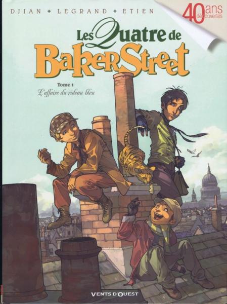 Les quatre de baker street # 1 - L'Affaire du rideau bleu (avec jaquette)