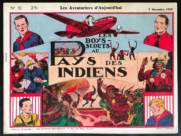 Les Aventuriers d'aujourd'hui (Avant-guerre) # 10 - Les Boys-scouts au pays des indiens