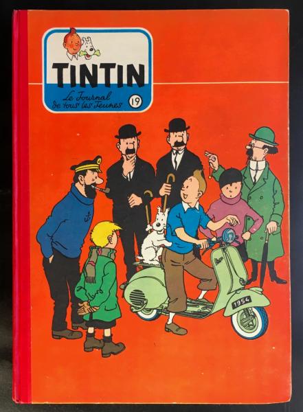 Tintin Français (recueils) # 19 - Recueil éditeur n°19 - couv. Hergé
