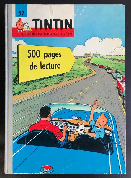 Tintin Français (recueils) # 57 - Recueil éditeur n°57 - couv. Hergé