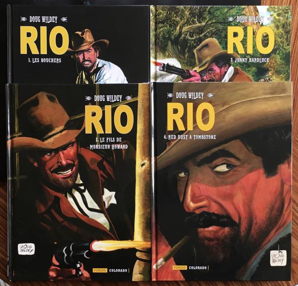 Rio (Wildey) # 0 - Série complète 4 volumes en EO + ex lib. 99 ex.