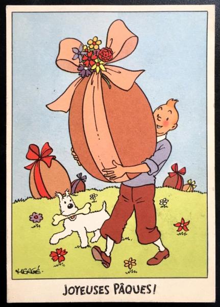 Tintin # 5 - Carte festive 