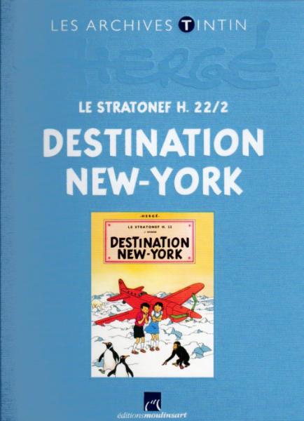 Tintin (une aventure de)(Archives Atlas) # 27 - Le Stratonef H. 22/2 : Destination New-York