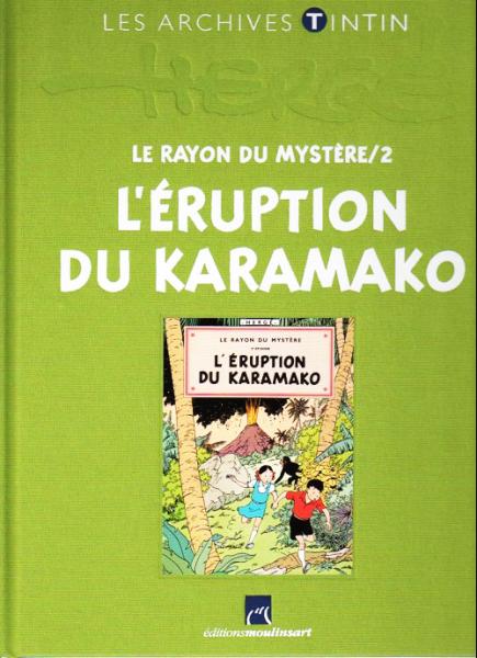 Tintin (une aventure de)(Archives Atlas) # 26 - Le Rayon du mystère-2 : L'éruption du Karamako