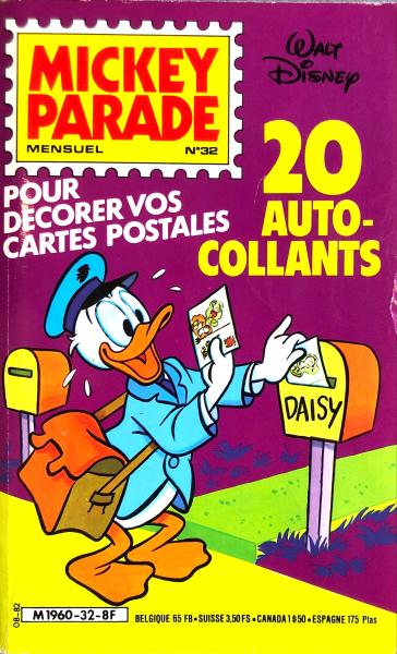Mickey parade (deuxième serie) # 32 - 20 auto-collants