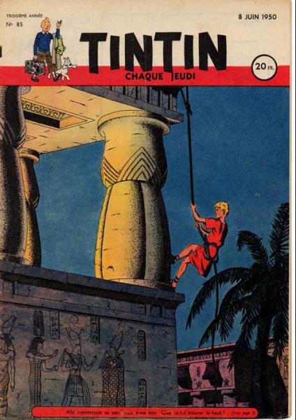 Tintin journal (français)  # 85 - Couverture Jacques Martin Alix