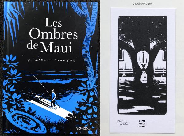 Les ombres de Maui + ex-libris 100 ex. N&S
