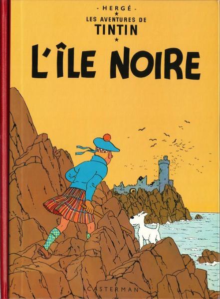 Tintin (fac-simile couleurs) # 7 - L'île noire - EO avec erreur