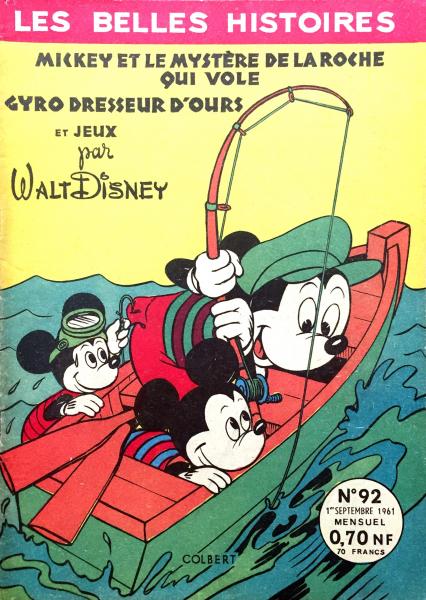 Les belles histoires de Walt Disney (2ème série) # 92 - Mickey et le mystère de la roche qui vole