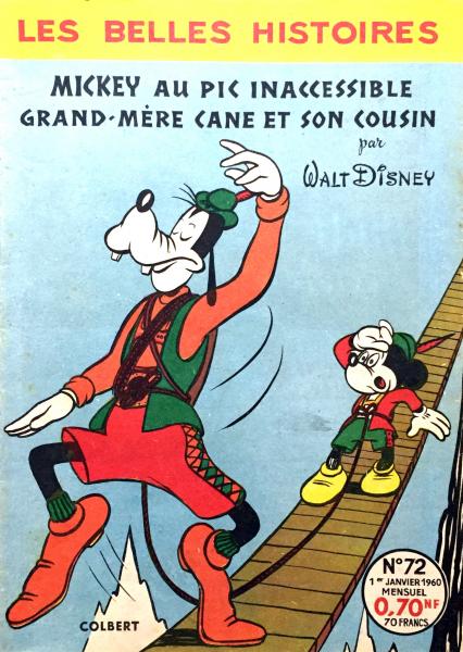 Les belles histoires de Walt Disney (2ème série) # 72 - Mickey au pic inaccessible