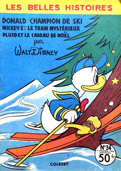 Les belles histoires de Walt Disney (2ème série) # 34 - Donald champion de ski