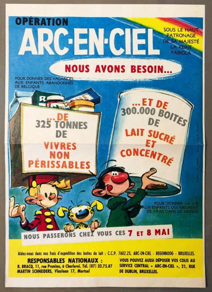 Opération Arc-en-ciel # 0 - Franquin - affiche opération Arc-en-ciel 1966