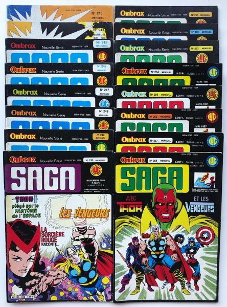 Ombrax saga # 0 - Lot Ombrax Saga - collection complète 16 numéros