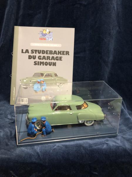 Voitures Tintin (Atlas 1.24eme) # 17 - La Studebaker du garage Simoun + livret