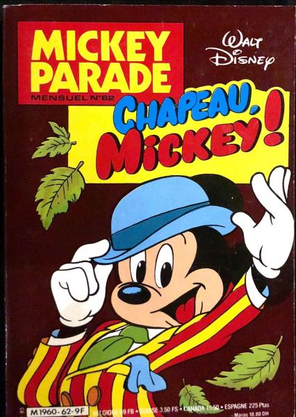 Mickey parade (deuxième serie) # 62 - Chapeau, Mickey!