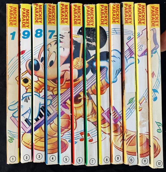 Mickey parade (deuxième serie) # 0 - N°85 à 96 (année 1987 complète)