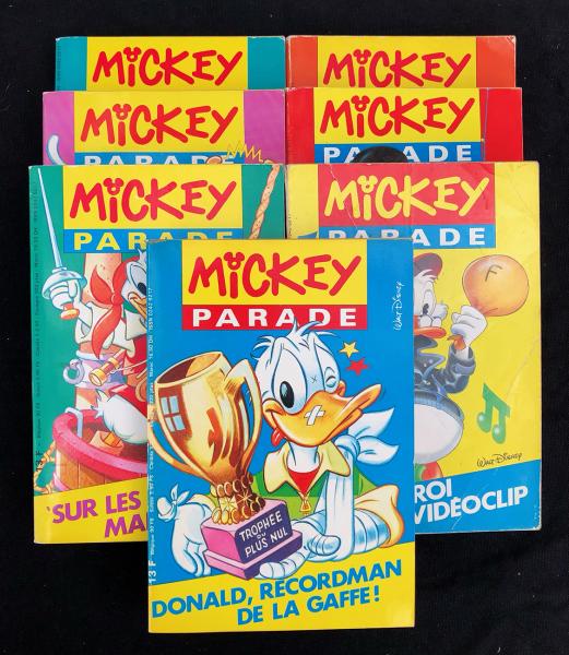Mickey parade (deuxième serie) # 0 - N°133 à 139 - lot des 7 numéros de transition